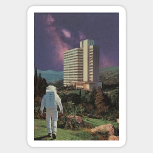 Astronaut #1 Collage Art Sticker